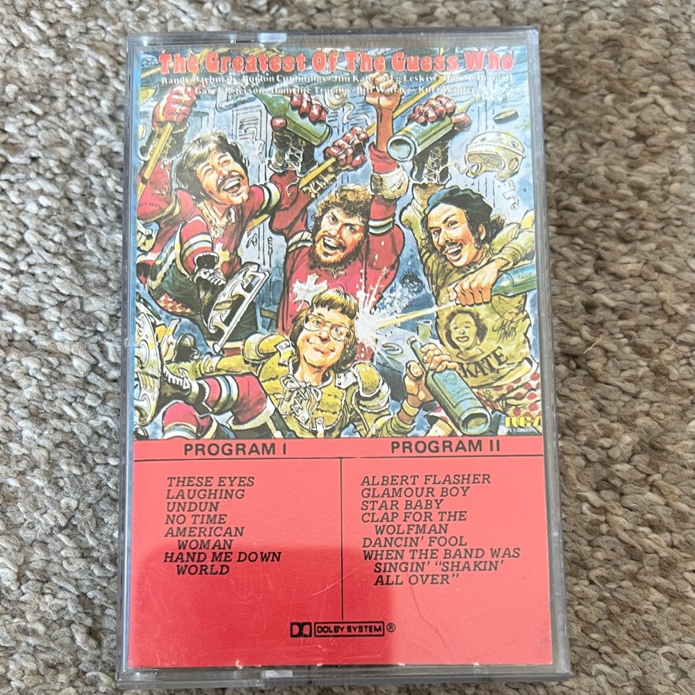 The Greatest of the Guess Who Cassette Tape